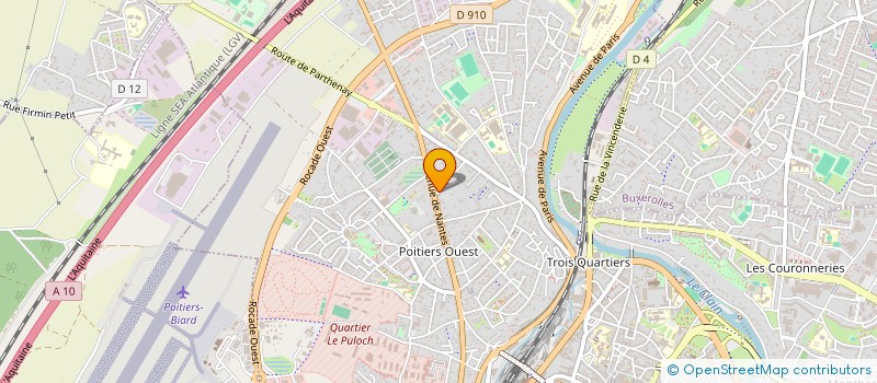 localisation de l'entreprise DESEL à POITIERS