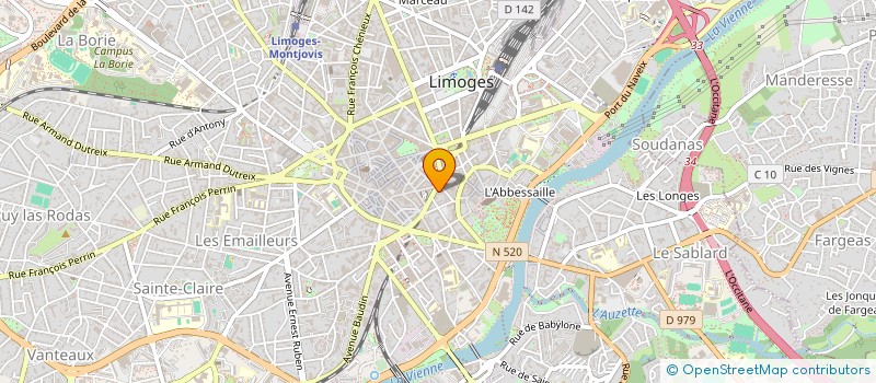 localisation de l'entreprise DESEM EURL à LIMOGES