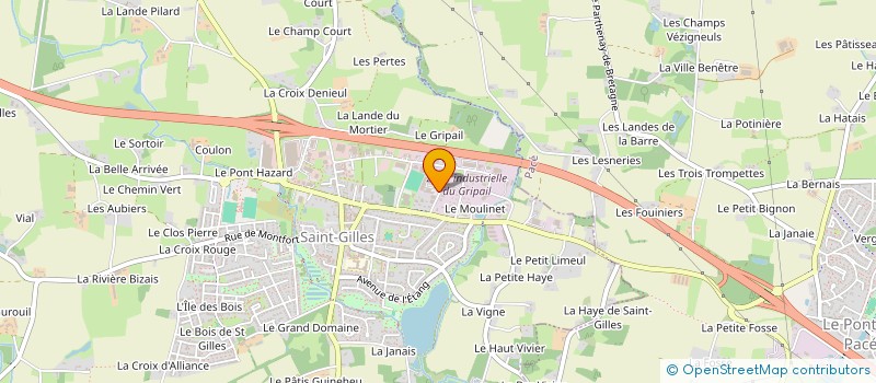 localisation de l'entreprise DESEMBOUAGE 35  SAINT-GILLES