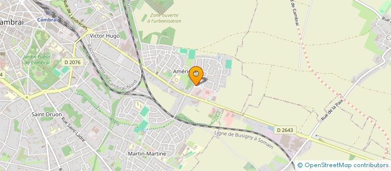 localisation de l'entreprise DESENFANS ET CO à CAMBRAI