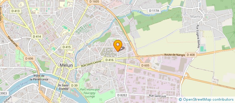 localisation de l'entreprise DESENFANTER à MELUN