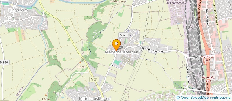 localisation de l'entreprise DESENFUM'EST à NIEDERHAUSBERGEN
