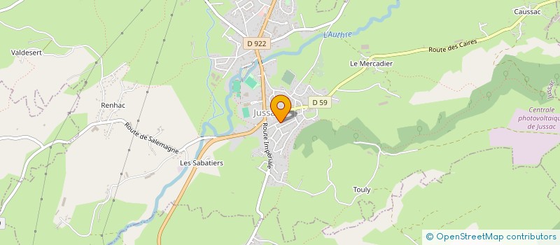localisation de l'entreprise DESENFUMAGE-PORTE COUPE FEU-AUVERGNE INCENDIE à CRANDELLES