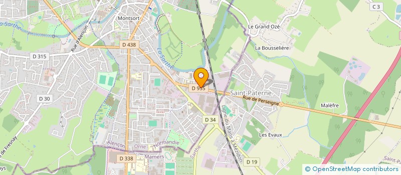 localisation de l'entreprise DESENFUMAGE SERVICES à ALENCON