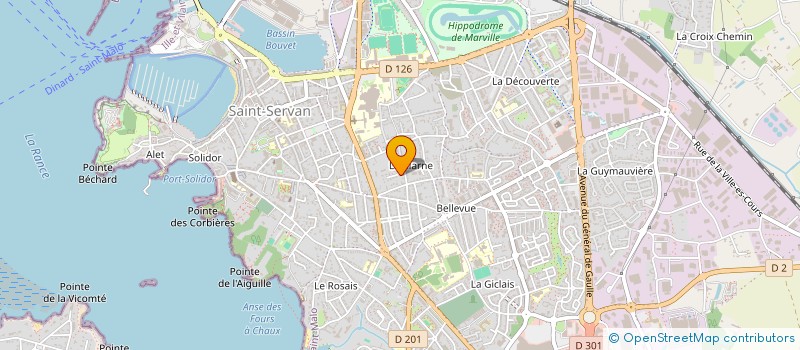 localisation de l'entreprise DESENSE HABITAT  SAINT-MALO