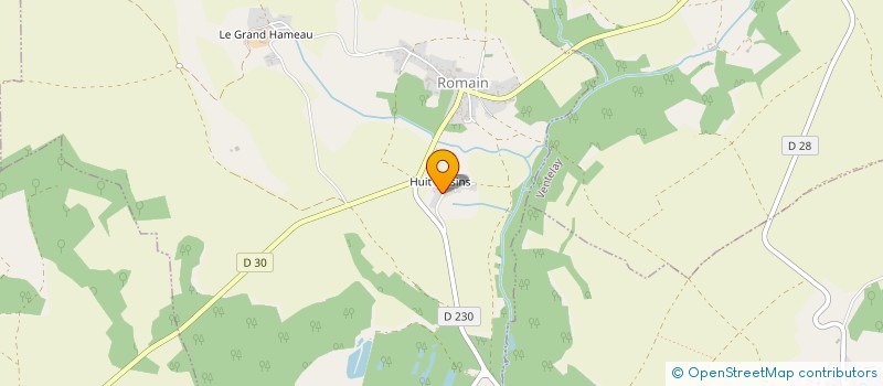 localisation de l'entreprise DESENTEC à ROMAIN