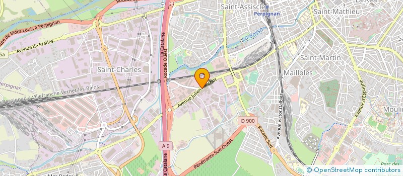 localisation de l'entreprise DESERDI à PERPIGNAN