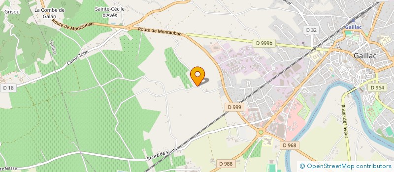 localisation de l'entreprise DESERT AU TROUSSE  GAILLAC