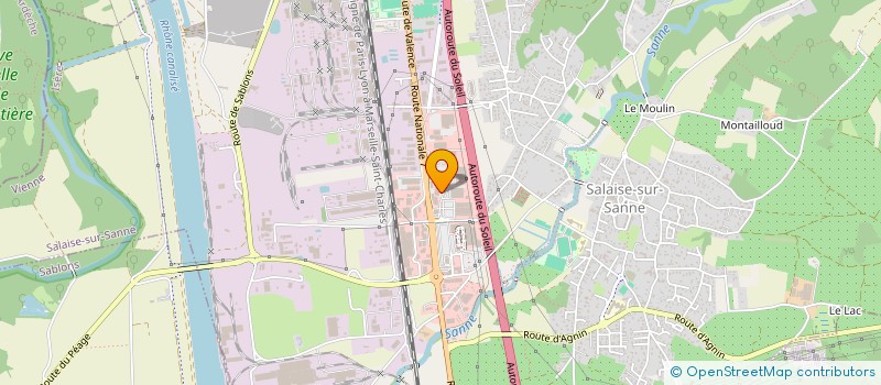 localisation de l'entreprise DESERT EAGLE  SALAISE-SUR-SANNE