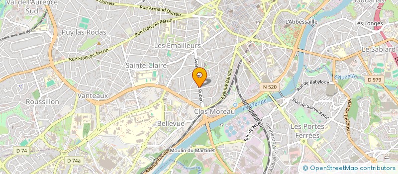 localisation de l'entreprise DESERT EXPRESS à LIMOGES