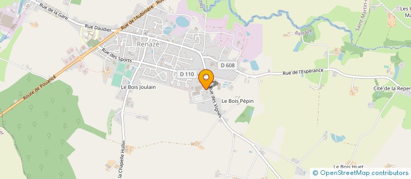 localisation de l'entreprise DESERT METAL-AGRI  RENAZE