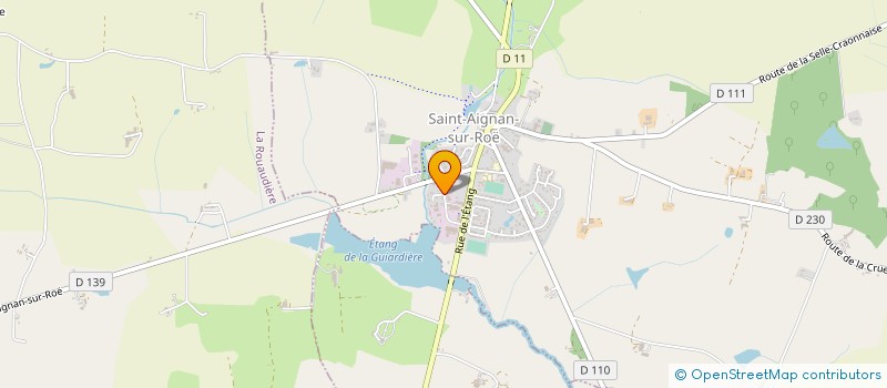 localisation de l'entreprise DESERT TOITURE à SAINT-AIGNAN-SUR-ROE
