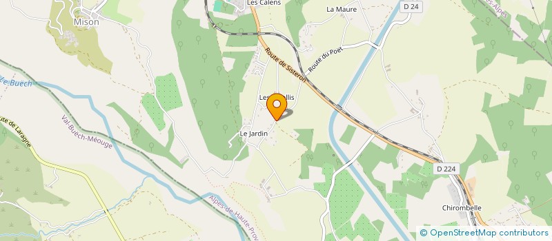 localisation de l'entreprise DESERTINES  MISON