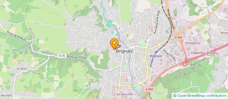 localisation de l'entreprise DESESPERAID TEAM  BRIGNAIS