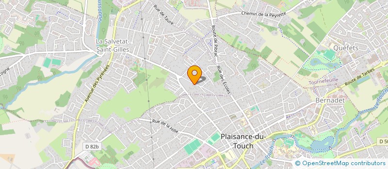 localisation de l'entreprise DESFCON5  LA SALVETAT-SAINT-GILLES