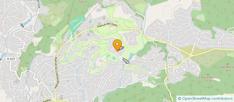 localisation de l'entreprise DESFILIZ  SAINT-RAPHAEL