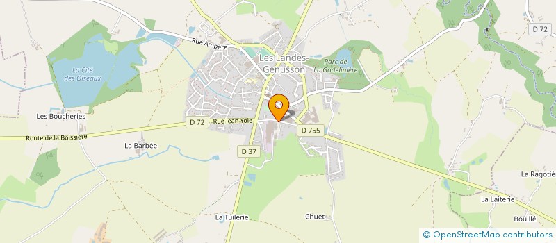 localisation de l'entreprise DESFONTAINES  LES LANDES-GENUSSON