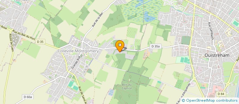 localisation de l'entreprise DESFOURS  COLLEVILLE-MONTGOMERY