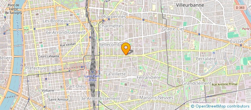 localisation de l'entreprise DESFRAGES LOC  LYON