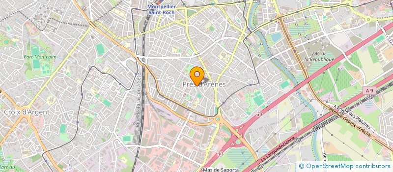 localisation de l'entreprise DESGARDIN à MONTPELLIER