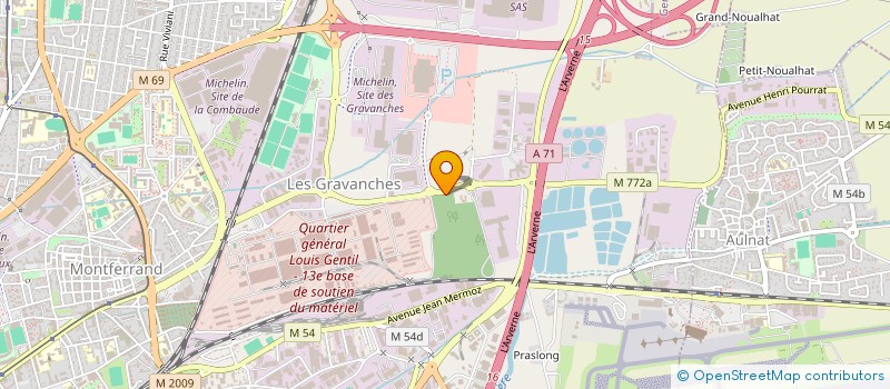 localisation de l'entreprise DESGEORGES SA à CLERMONT-FERRAND