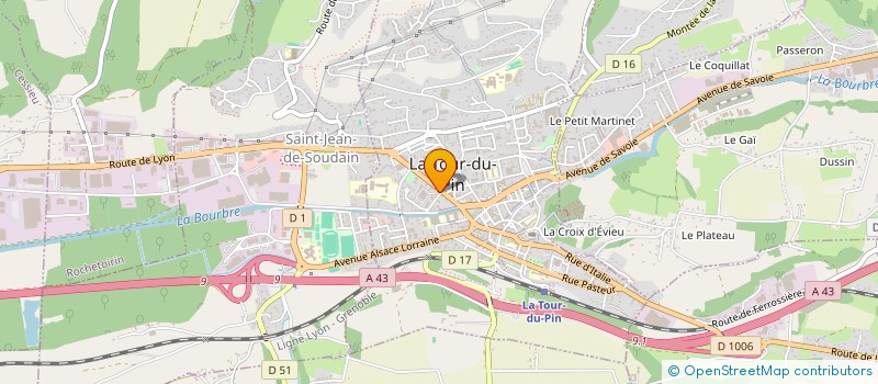 localisation de l'entreprise DESGERMICK  LA TOUR-DU-PIN