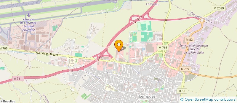 localisation de l'entreprise DESGOUTTES GUY TRANSPORT INTERNATIONAL  LEMPDES