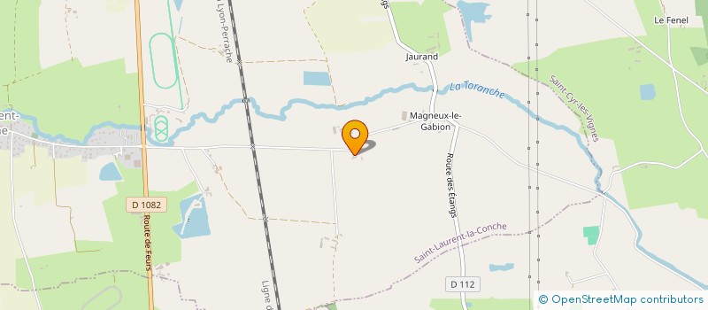 localisation de l'entreprise DESGRANGES IMMOBILIER  SAINT-LAURENT-LA-CONCHE