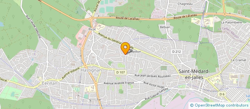 localisation de l'entreprise DESGRANGES INGENIERIE à SAINT-MEDARD-EN-JALLES