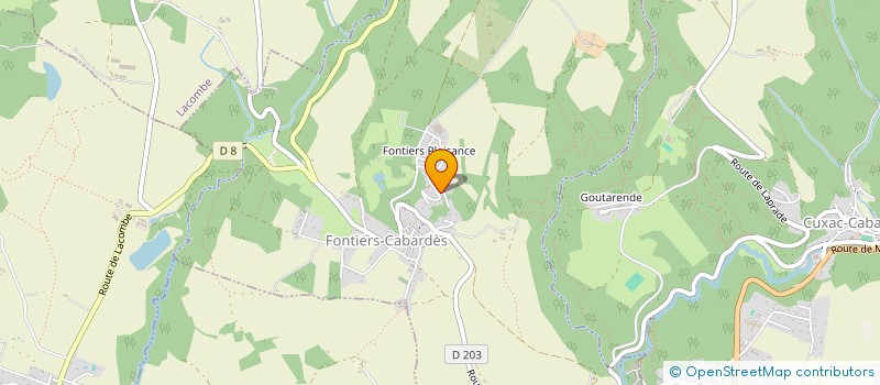 localisation de l'entreprise DESGRANGES - PRADAL ENZO  FONTIERS-CABARDES