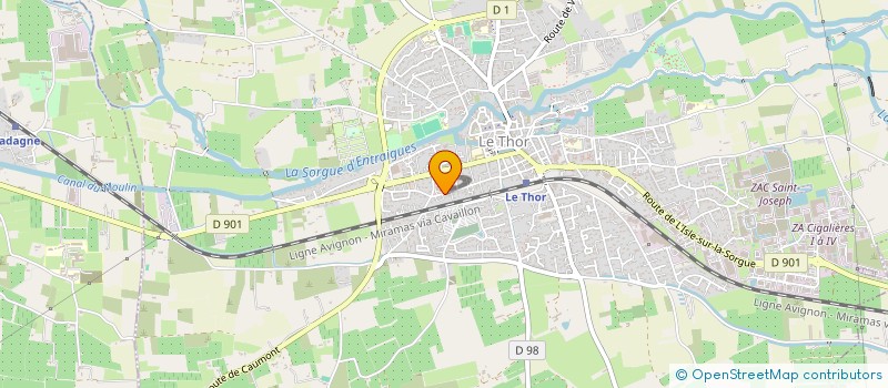 localisation de l'entreprise DESGRAY  LE THOR