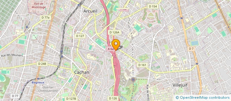 localisation de l'entreprise DESGREZ à ARCUEIL