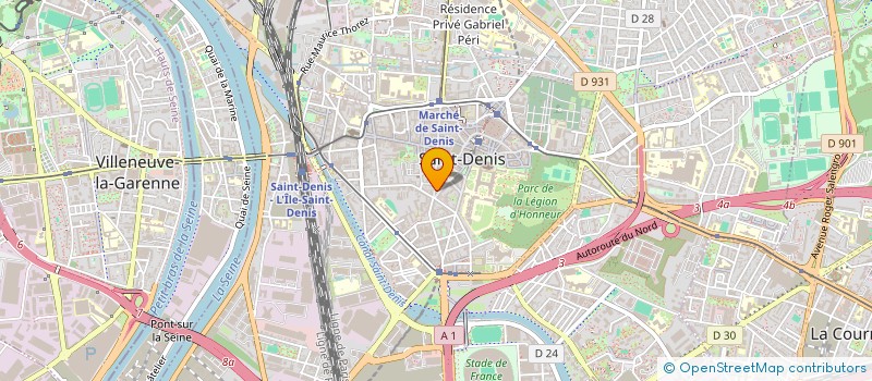 localisation de l'entreprise DESH BIDESH à SAINT-DENIS