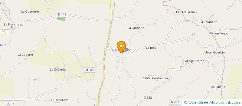 localisation de l'entreprise DESHAYES  CERISY-LA-SALLE