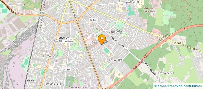 localisation de l'entreprise DESHAYES-GUILLOUX  LE MANS