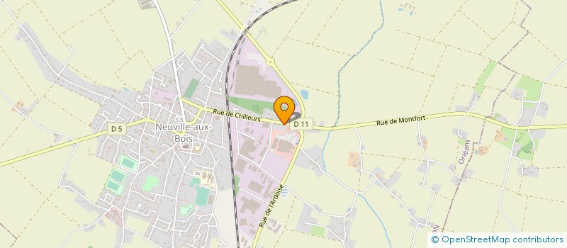 localisation de l'entreprise DESHAYES - NEUVILLE à NEUVILLE-AUX-BOIS