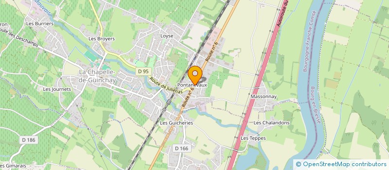 localisation de l'entreprise DESHERBAGE DEBROUSSAILLAGE DEVITALISAT..  ROMANECHE-THORINS