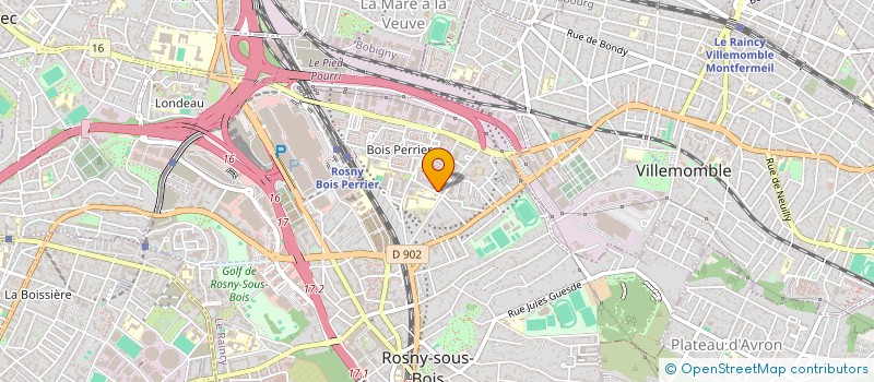 localisation de l'entreprise DESHI FLAME à ROSNY-SOUS-BOIS