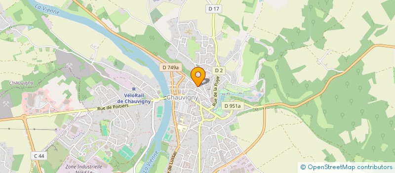 localisation de l'entreprise DESHOUILLERS PHIJUL  CHAUVIGNY