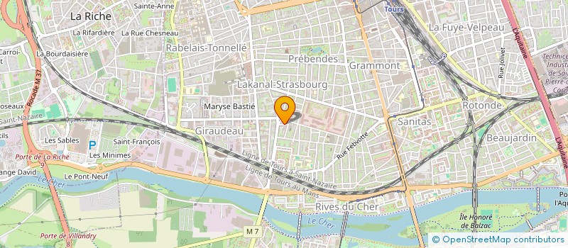 localisation de l'entreprise DESHOULIERES GENEALOGIE  TOURS