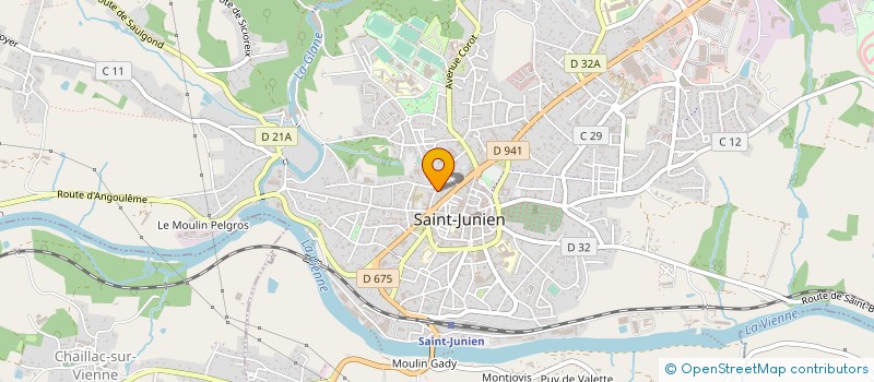 localisation de l'entreprise DESHOULIERES LAMBERT à SAINT-JUNIEN