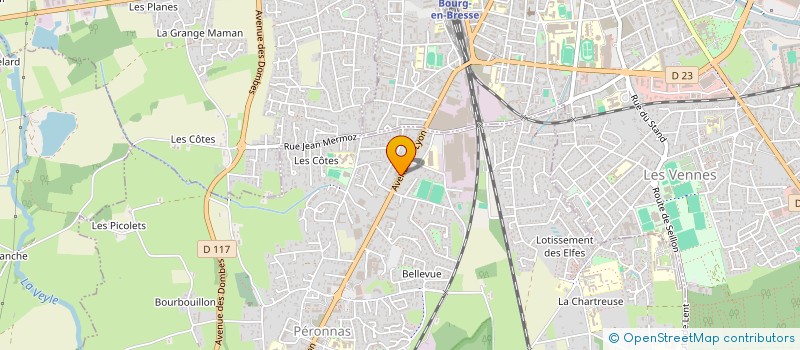 localisation de l'entreprise DESI O+R à PERONNAS