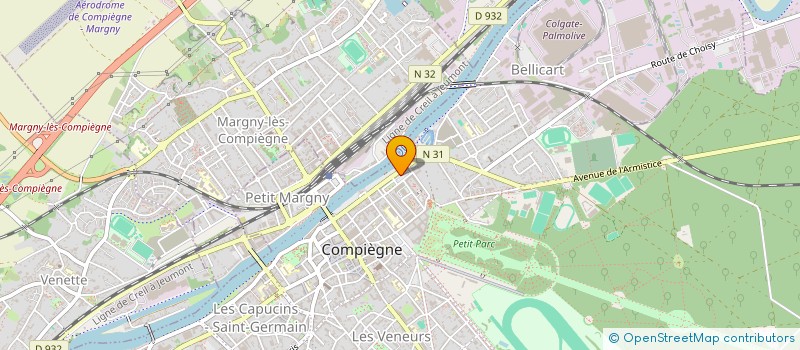 localisation de l'entreprise DESICHON & DROSIRA CORP.  COMPIEGNE