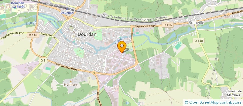 localisation de l'entreprise DESICY à DOURDAN