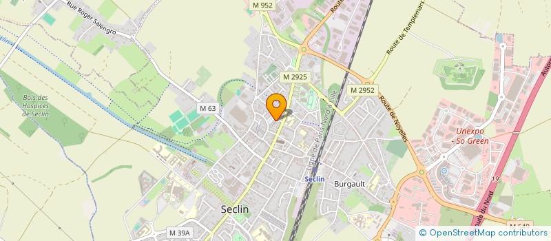 localisation de l'entreprise DESIGN  SECLIN