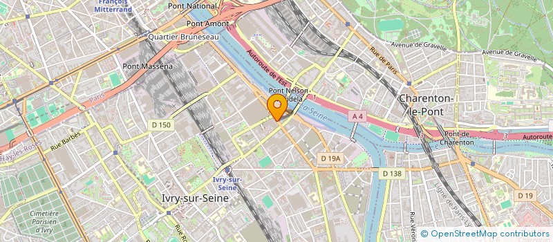 localisation de l'entreprise DESIGN 8 à IVRY-SUR-SEINE