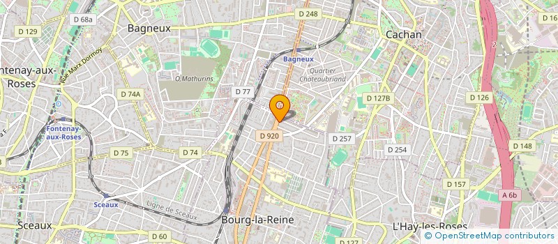 localisation de l'entreprise DESIGN à BOURG-LA-REINE
