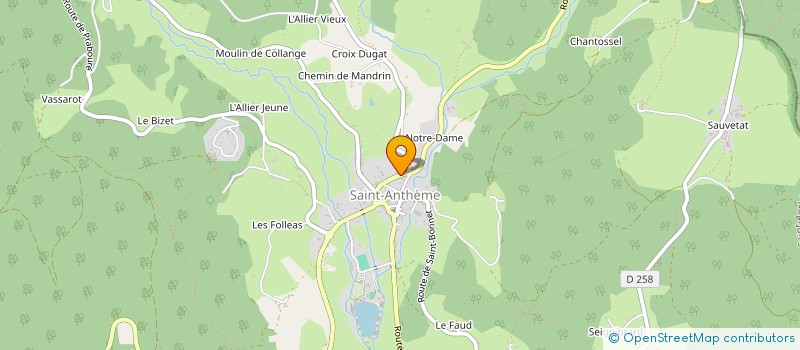 localisation de l'entreprise DESIGN ACCESS à SAINT-ANTHEME