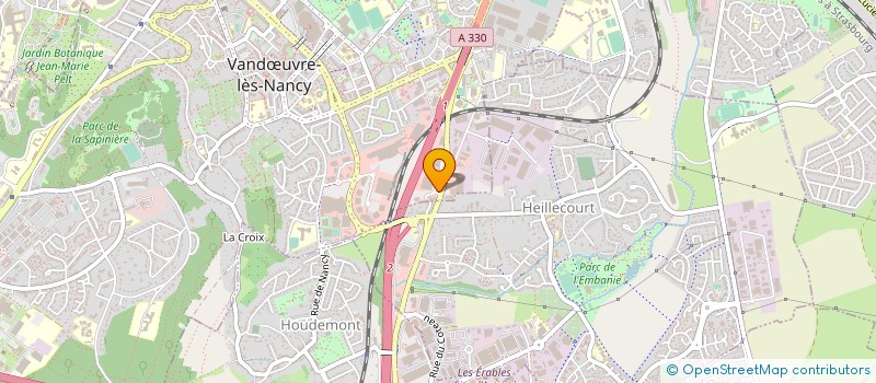 localisation de l'entreprise DESIGN ACTUEL à VANDŒUVRE-LES-NANCY