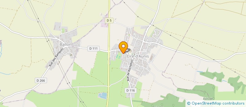 localisation de l'entreprise DESIGN AMENAGEMENT 17  CIRE-D'AUNIS